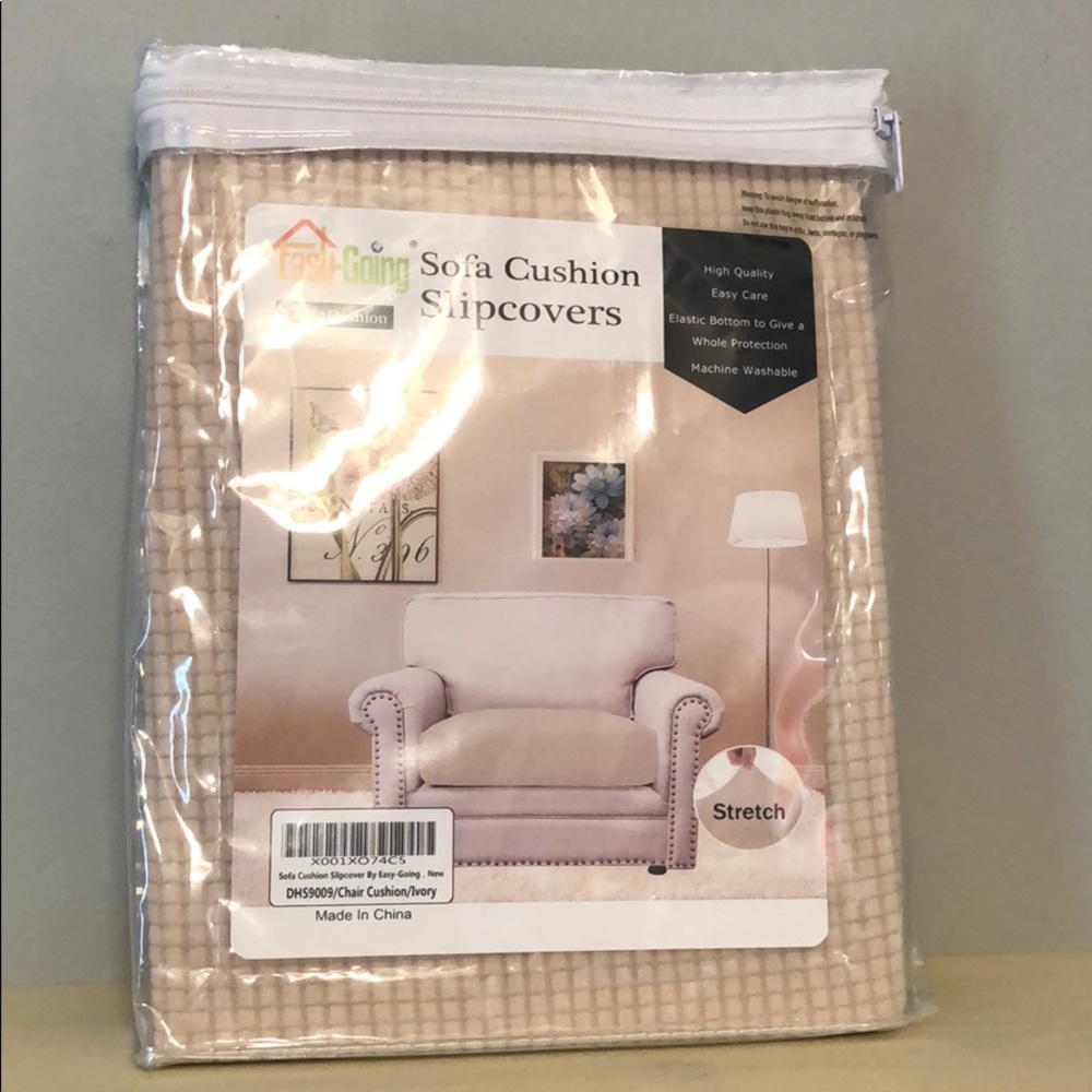 New Easy Going Ivory chair cushion cover